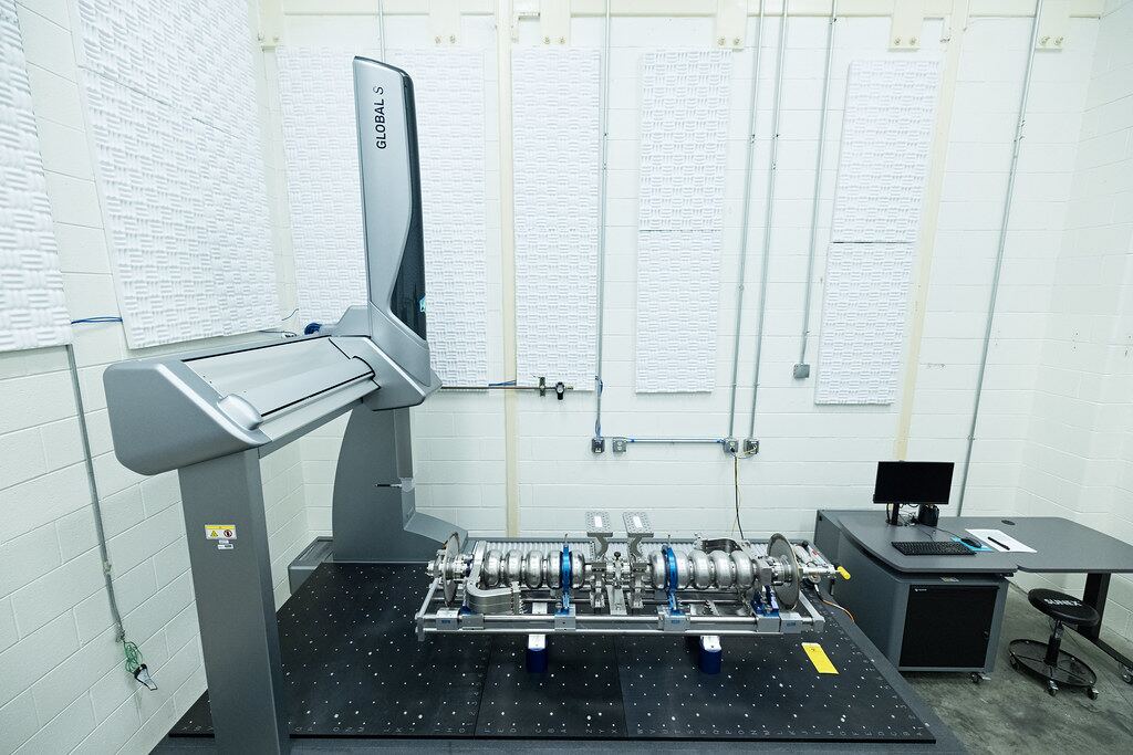 Coordinate measuring machine in the metrology lab